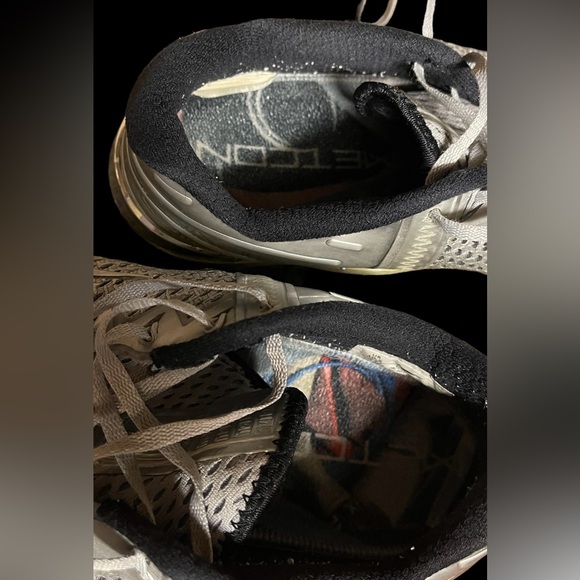 NIKE Metcon 6 Silver Mesh Training Shoes Sneakers Mens Sz 10.5 - Picture 7 of 7